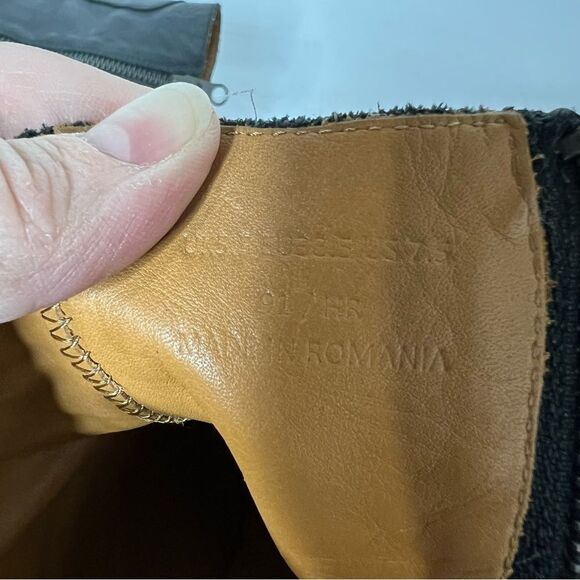 Hunter Black Ankle Zipper Heeled Booties - Picture 8 of 8